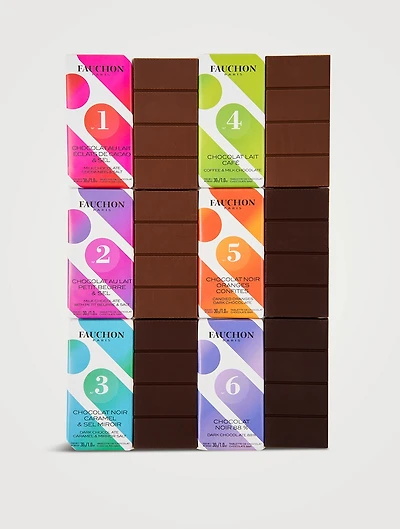 Assortment Of Six Mini Chocolate Bars