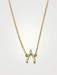 Gold Wishbone Bracelet