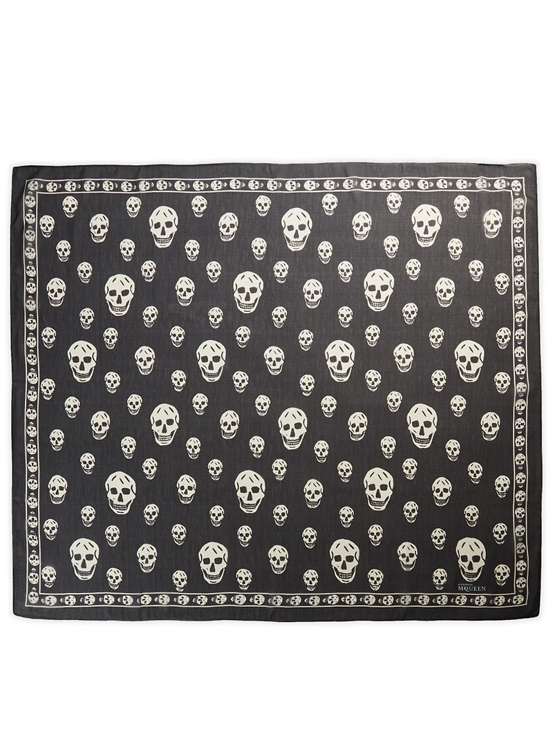 Silk Skull Scarf