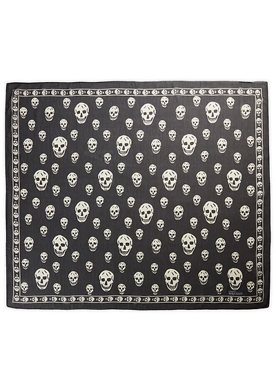 Silk Skull Scarf