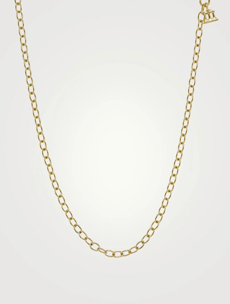 18K Gold Extra Small Oval Chain