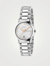 Small G-Timeless Steel Bracelet Watch
