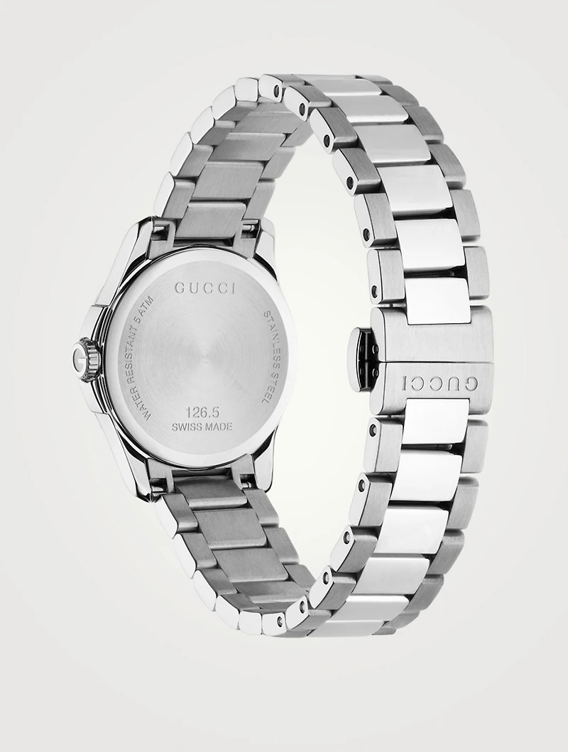 Small G-Timeless Steel Bracelet Watch