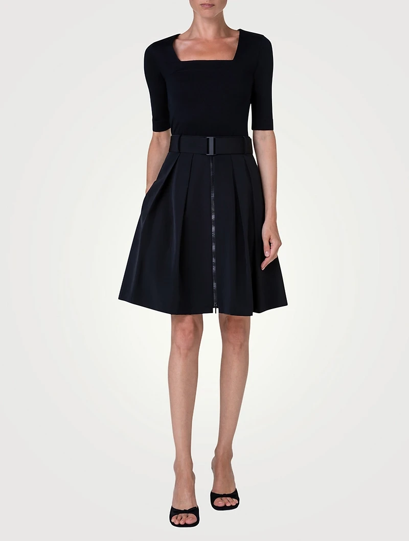 Cotton Stretch Squareneck Top