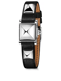 Medor TPM Leather Strap Watch, 16 x 16mm