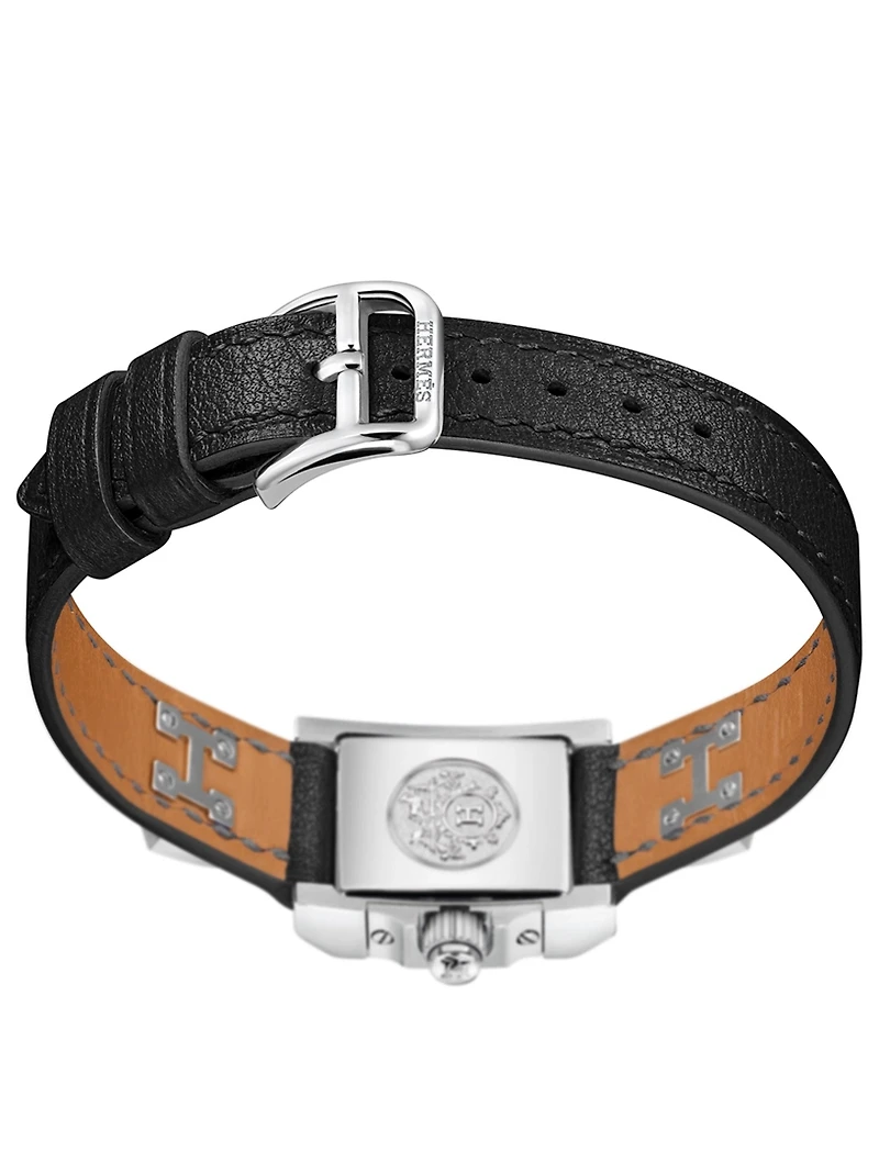 Medor TPM Leather Strap Watch, 16 x 16mm