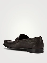 Grandioso Gancini Bit Leather Loafers
