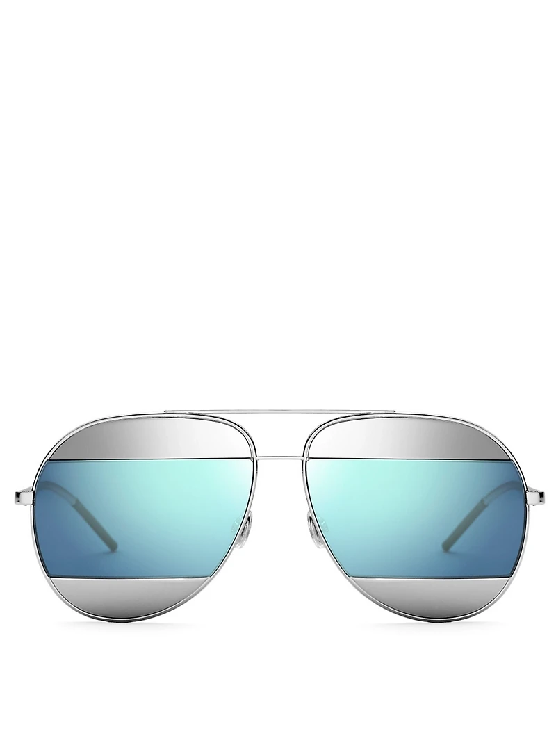 DiorSplit1 Aviator Sunglasses