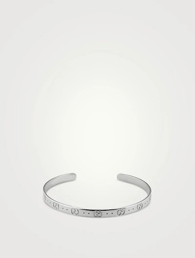 Icon 18K White Gold Bracelet