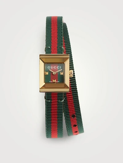 G-Frame Nylon Web Strap Watch