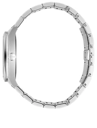 Stainless Steel Bracelet Watch With Diamonds
