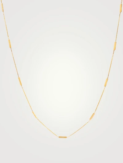 Medium Gold Bar Necklace