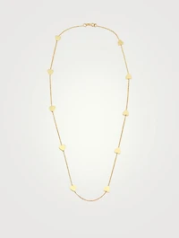 Gold Heart-By-The-Inch Necklace