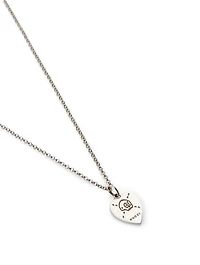 GucciGhost Sterling Silver Heart Necklace