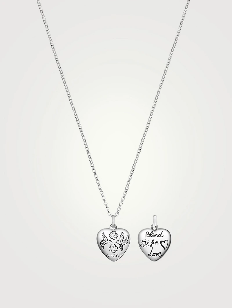 Blind For Love Sterling Silver Necklace