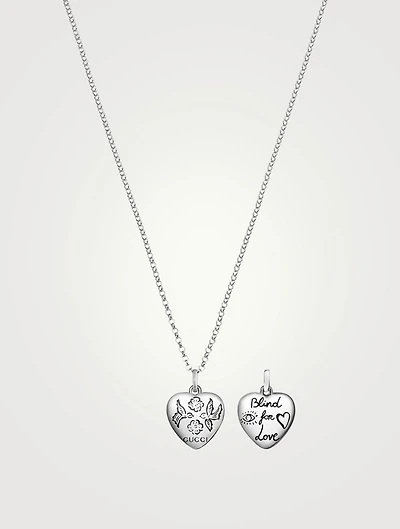 Blind For Love Sterling Silver Necklace