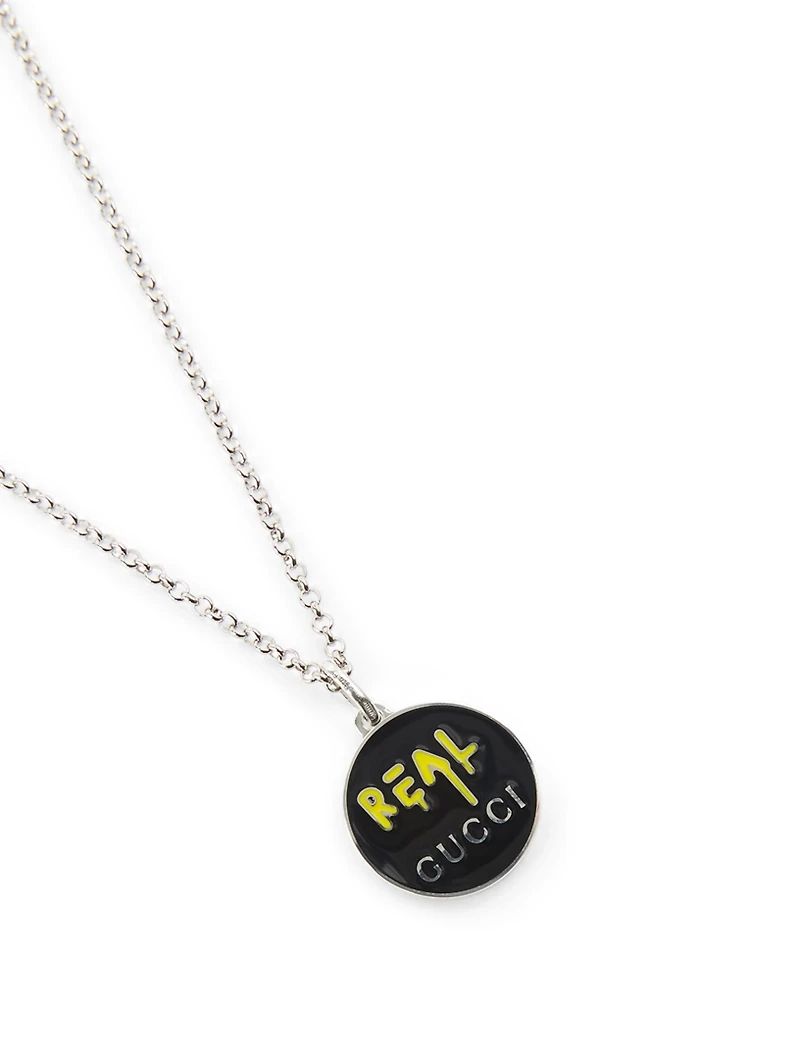 GucciGhost Sterling Silver Necklace