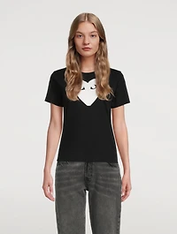 Cotton Mini Heart T-Shirt