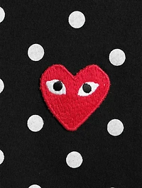 Heart Long-Sleeve T-Shirt Polka Dot
