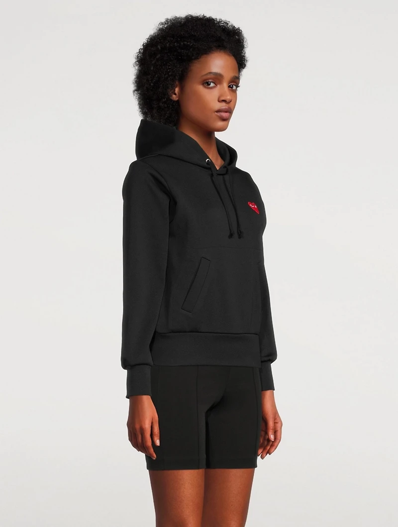 Embroidered Heart Hoodie