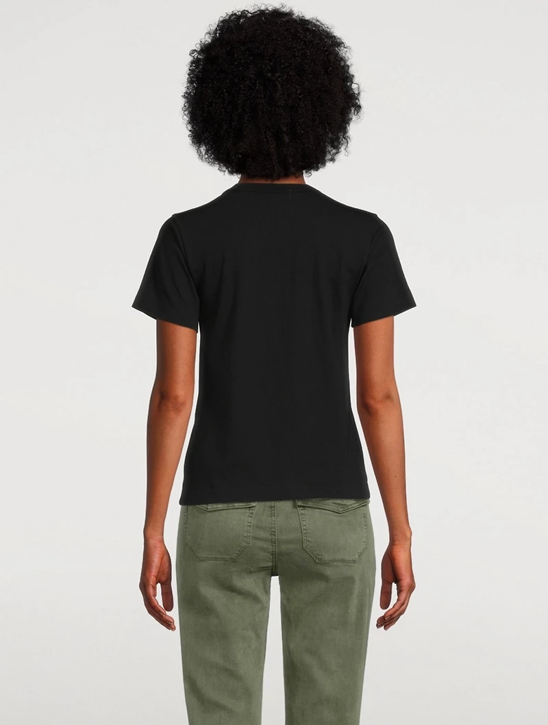 Cotton Gold Heart T-Shirt