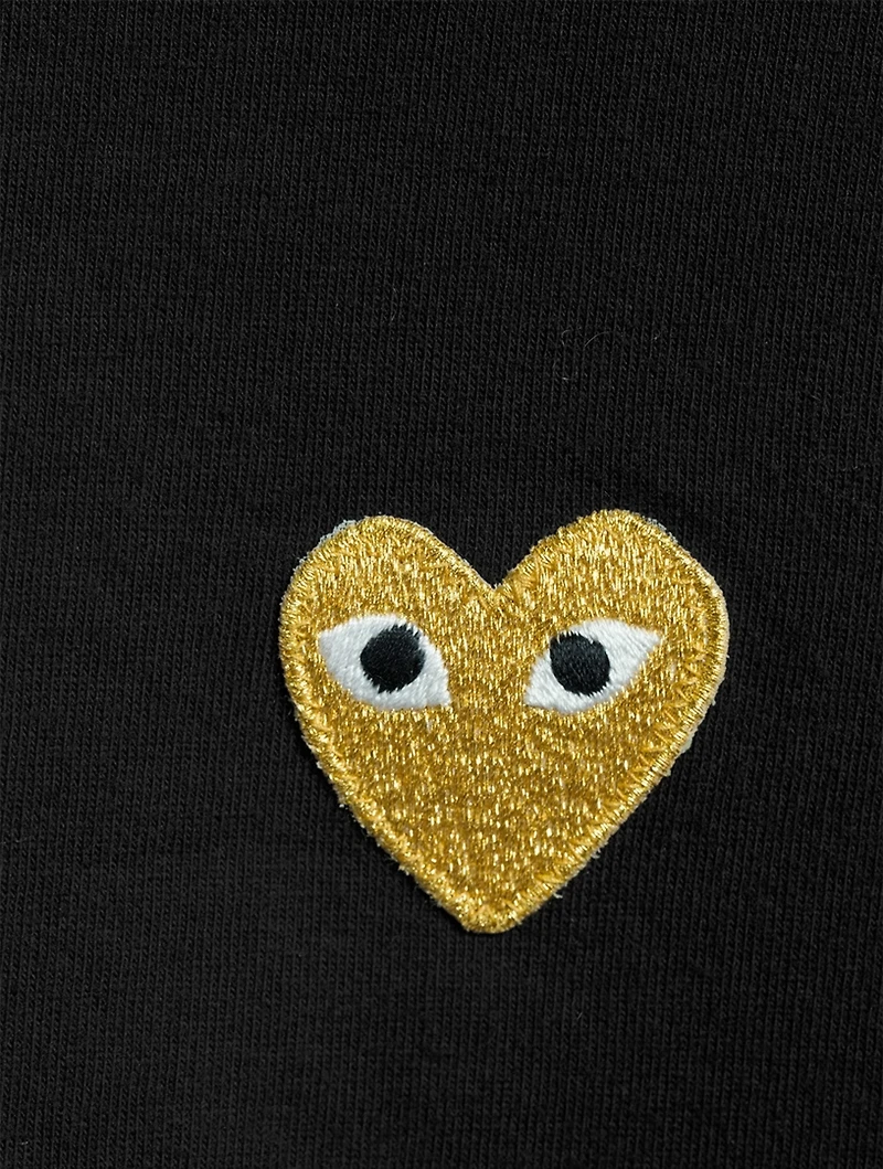Cotton Gold Heart T-Shirt