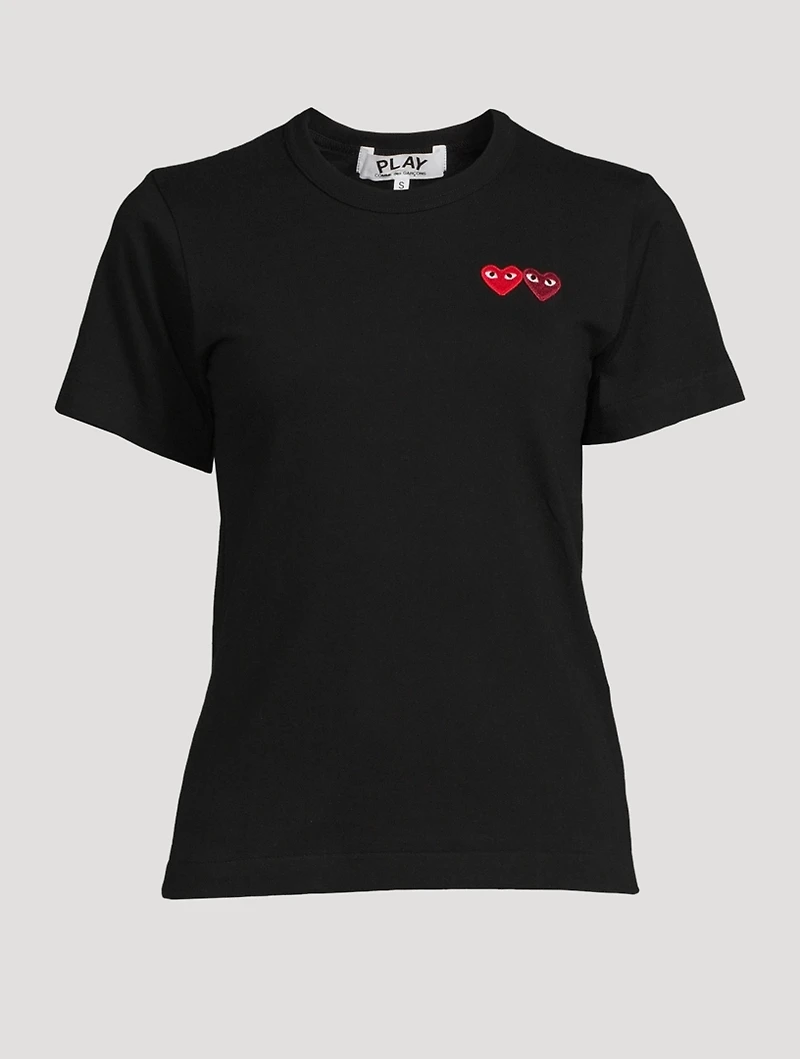 Cotton Double Heart T-Shirt