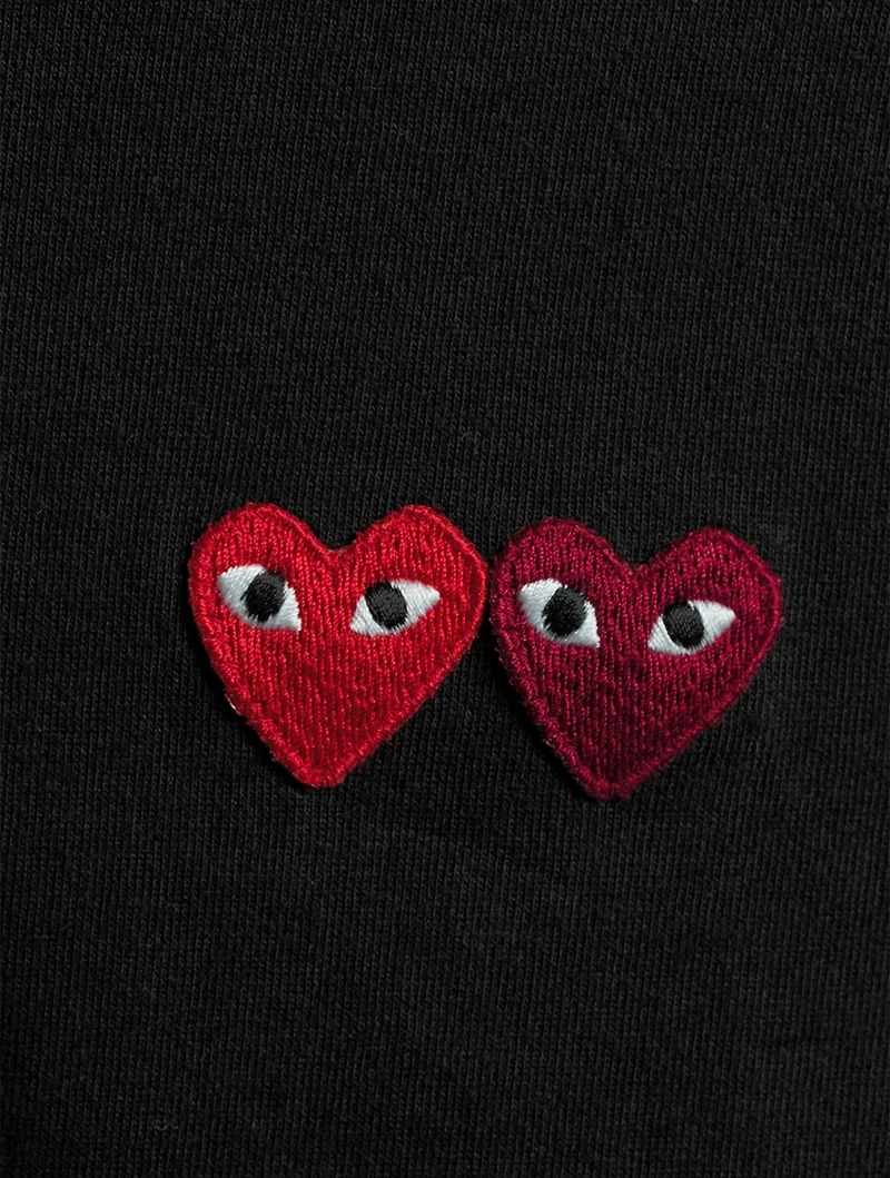 Cotton Double Heart T-Shirt