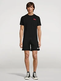 Double Heart Patch T-Shirt
