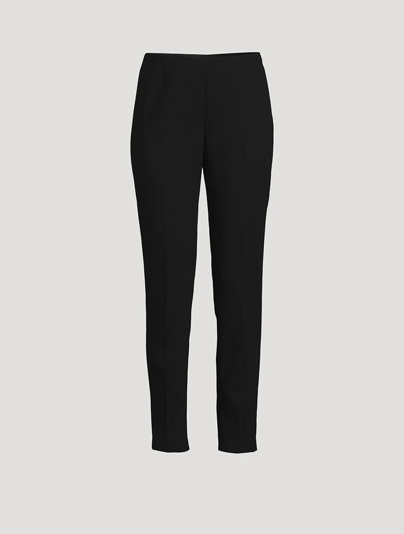 Wool Slim-Leg Pants