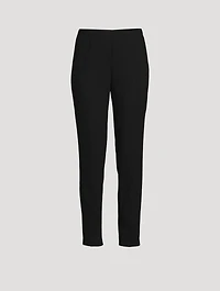 Wool Slim-Leg Pants