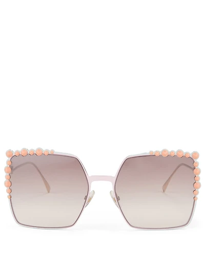 Can Eye Square Sunglasses With Studs