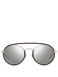 DiorSynthesis01 Round Aviator Sunglasses