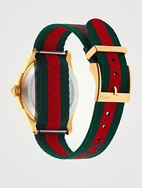 Le Marché Des Merveilles Bee Nylon Strap Watch