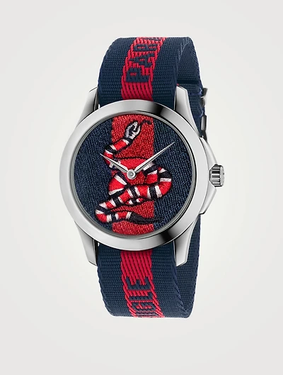 Le Marché Des Merveilles Nylon Strap Watch