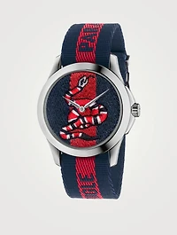 Le Marché Des Merveilles Nylon Strap Watch