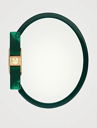 Plexiglas Vintage Web Strap Watch