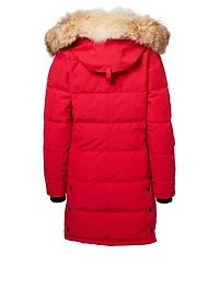 Shelburne Down Parka With Fur