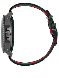 Gucci Dive Stainless Steel Web Strap Watch