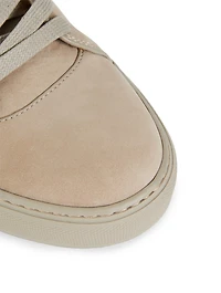 125MM Nubuck Leather High-Top Sneakers