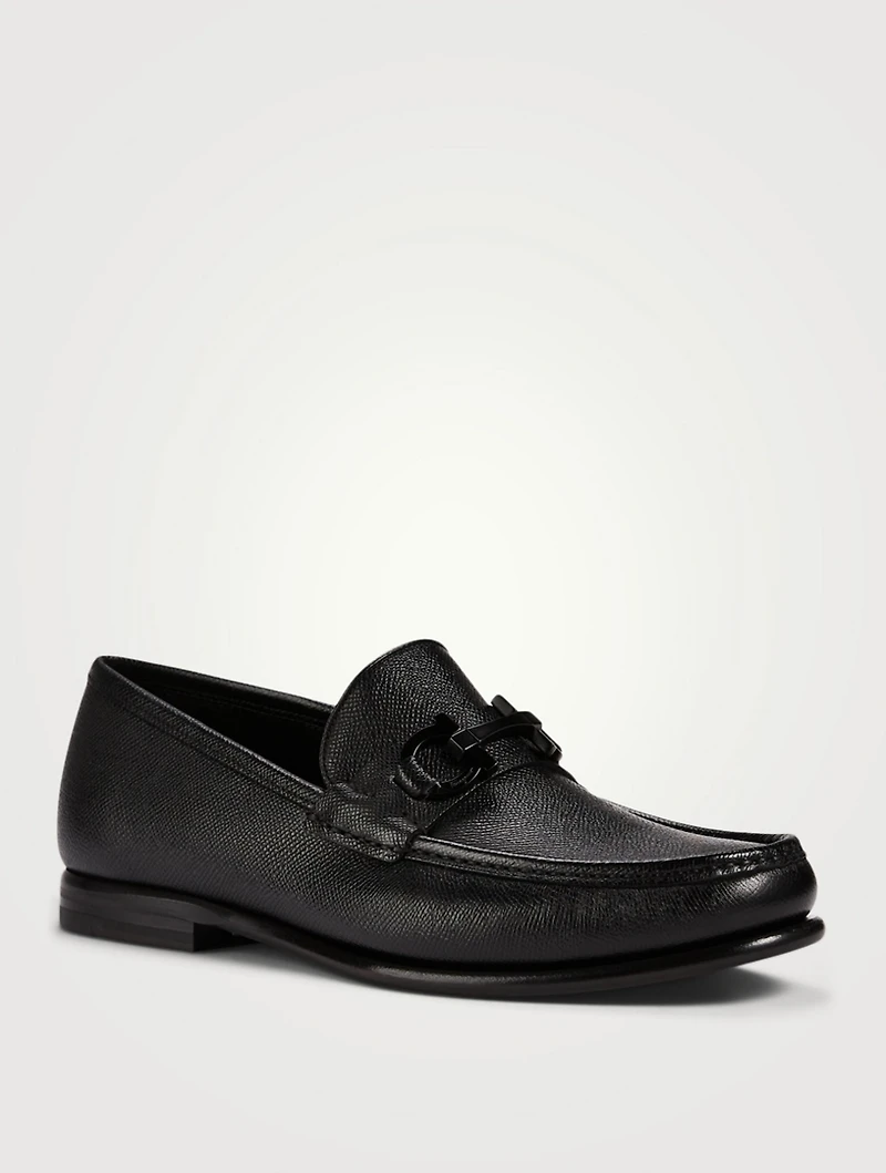 Crown Leather Loafers