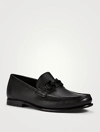 Crown Leather Loafers