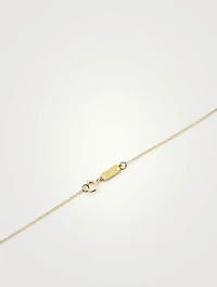 Gold Cross Bar Necklace