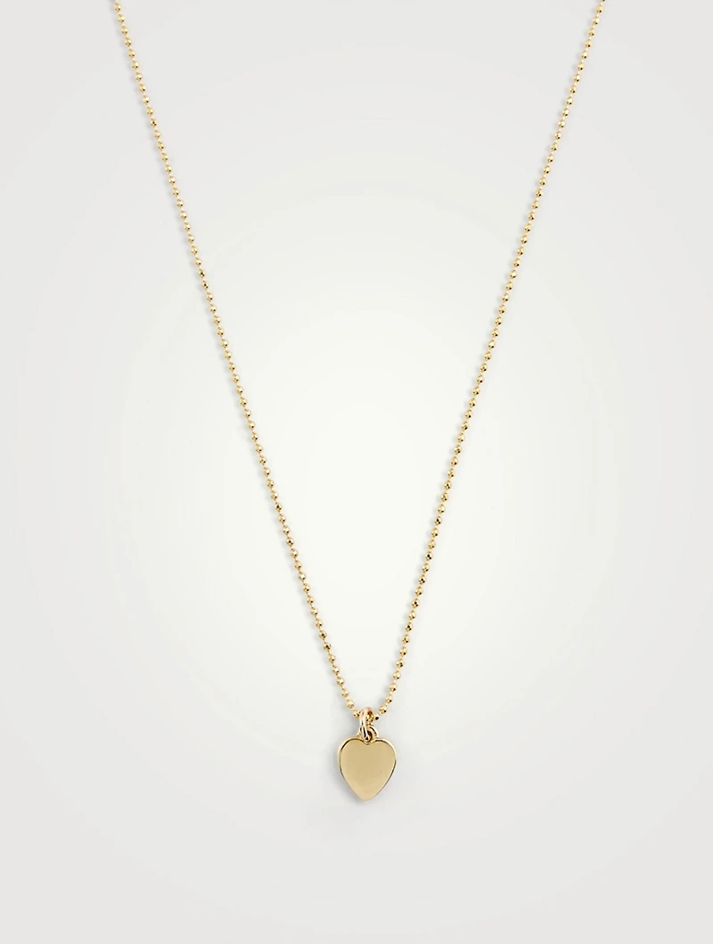 18K Gold Heart Necklace