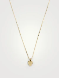 18K Gold Heart Necklace