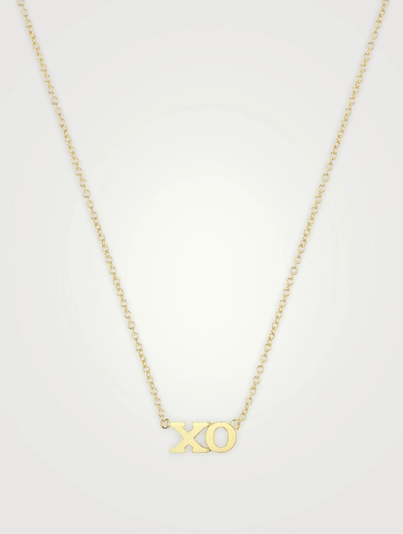 Gold XO Necklace