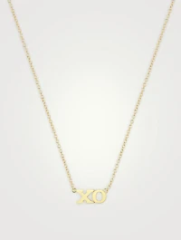 Gold XO Necklace