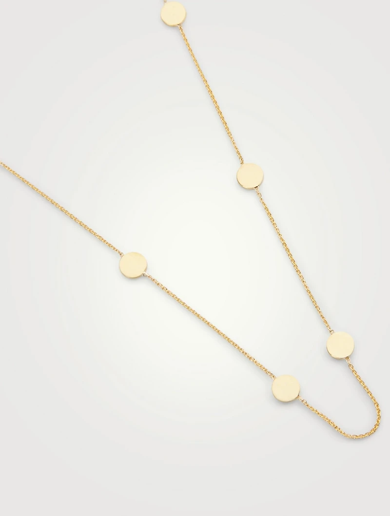 Gold Circle Necklace