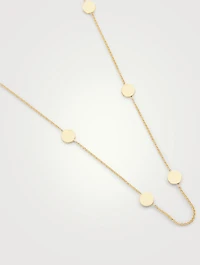 Gold Circle Necklace