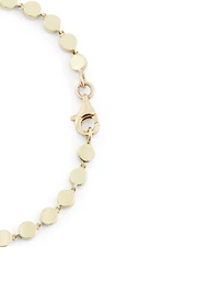 Mini Gold Circle Link Bracelet